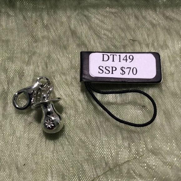 HOT DIAMONDS Sterling  Pacifier Charm - Picture 1 of 3